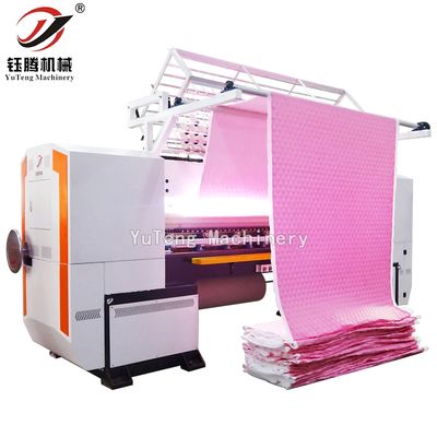 Nhà máy sử dụng máy móc tự động Shuttle Multi Needle Quilting Machine để làm quần áo sản phẩm dệt may gia đình