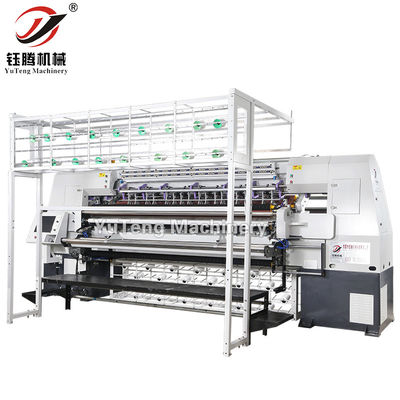 Máy chần bông tự động bằng máy tính với chiều rộng chần bông 2450mm, tốc độ 100-1000 RPM và độ dày tối đa 8cm