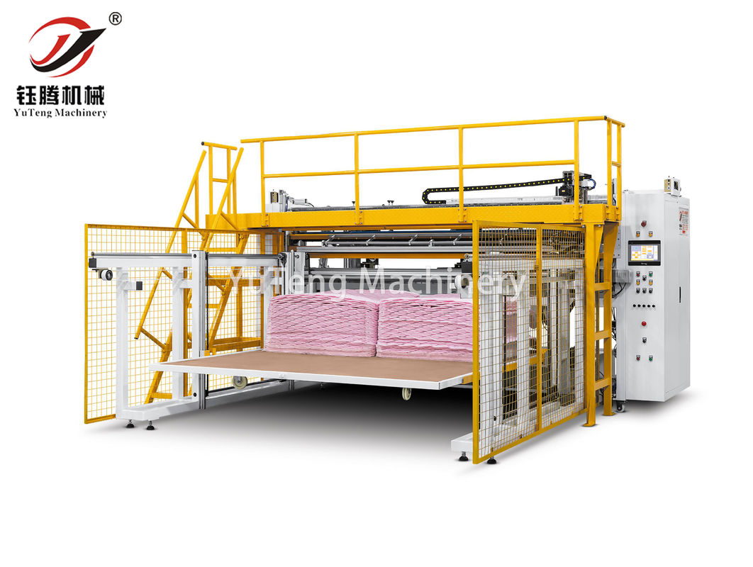 Máy cắt sợi tự động bằng máy tính với công nghệ cắt siêu âm và bệ nâng cánh tay cơ khí cho ngành dệt may gia đình