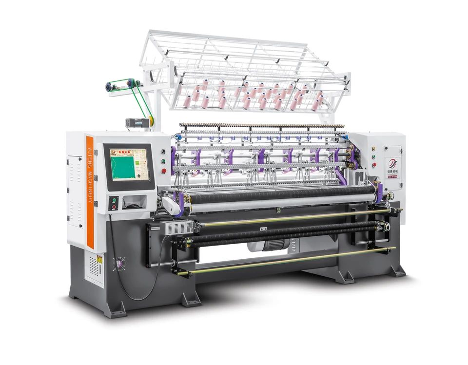 80 inch siêu tốc độ máy tính Shuttle Multi Needle Quilting Machine cho quần áo vải dệt