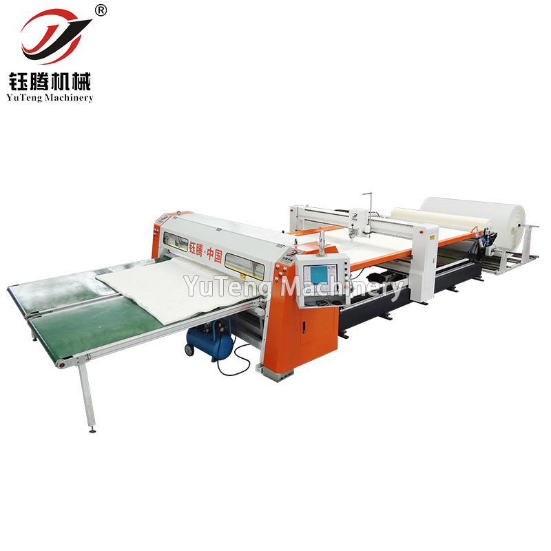 Industrial High Speed Automatic Continuous Feeding Single Needle Quilting Machine For Mattress Fabric
